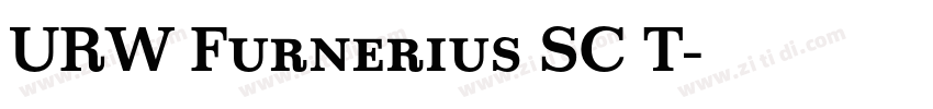 URW Furnerius SC T字体转换